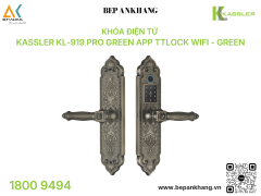 Khóa điện tử  Kassler KL-919 Pro Green App TTLOCK Wifi - Green